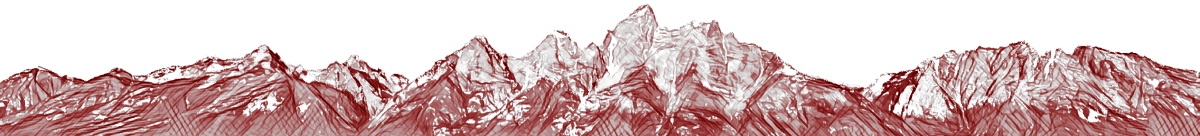 Range of Mountains in the color red Host Savoie