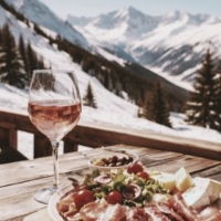 Emma likes to ski to lunch