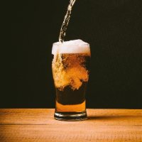 Paul enjoys a decent pint