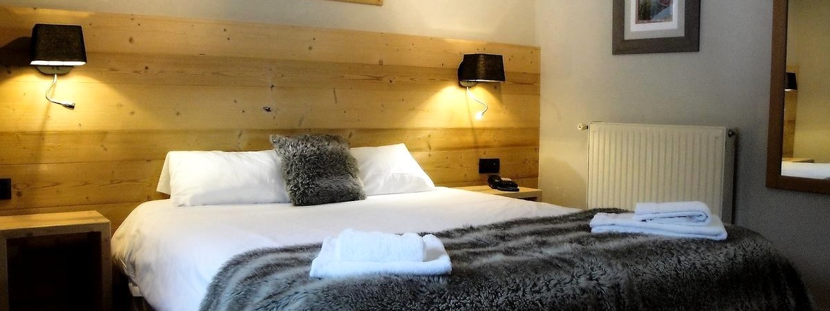 All bedrooms in Hotel du Bois are spacious