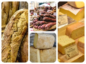 Lovely produce can be find at the Market in Morzine, France