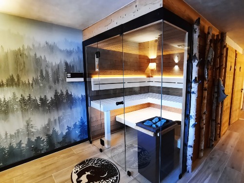 Fantastic nordic Sauna with View of the Pleney